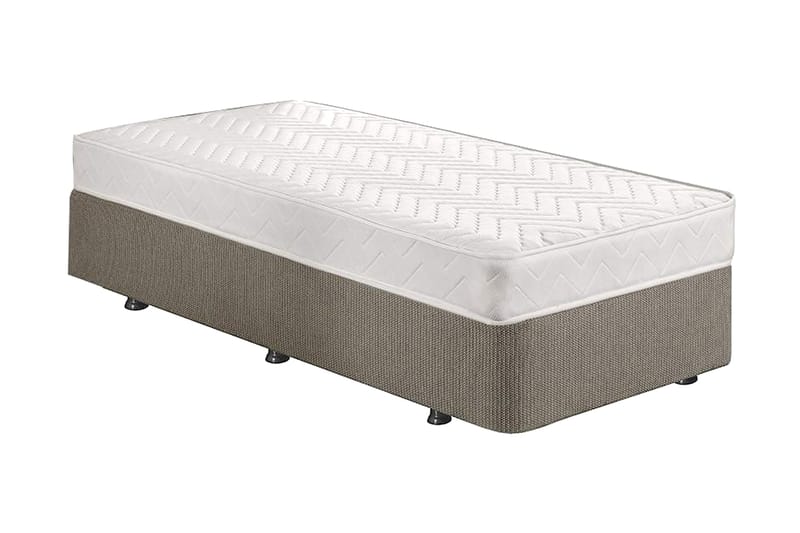 Resårmadrass 100x200 cm - Vit - Möbler - Säng - Madrass - Resårmadrass & resårbotten