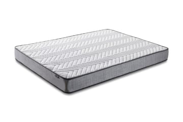 Resårmadrass 100x200 cm - Vit/Grå - Möbler - Säng - Madrass - Resårmadrass & resårbotten