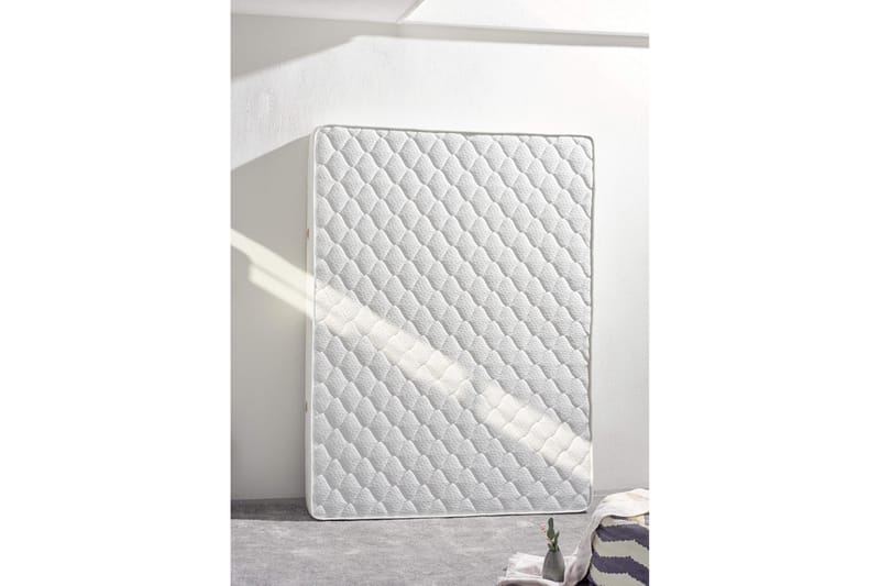Resårmadrass 120x200 cm - Vit - M�öbler - Säng - Madrass - Resårmadrass & resårbotten