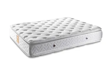 Resårmadrass 120x200 cm - Vit - Möbler - Säng - Madrass - Resårmadrass & resårbotten