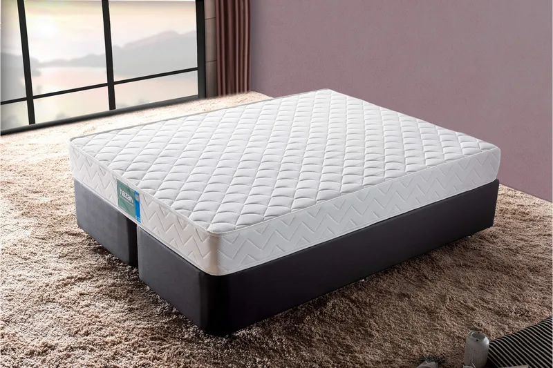 Resårmadrass 140x190 cm - Vit - Möbler - Säng - Madrass - Resårmadrass & resårbotten