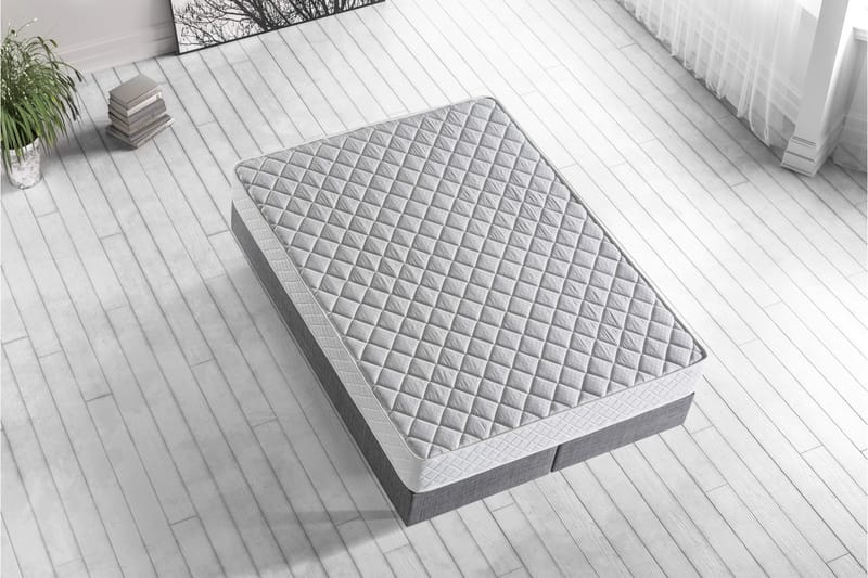Resårmadrass 140x190 cm - Vit - Möbler - Säng - Madrass - Resårmadrass & resårbotten
