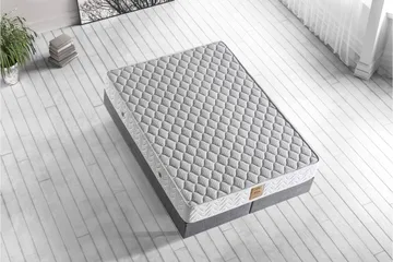 Resårmadrass 140x190 cm - Vit - Möbler - Säng - Madrass - Resårmadrass & resårbotten