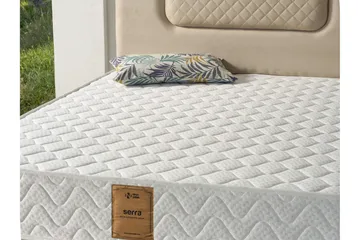 Resårmadrass 140x190 cm - Vit - Möbler - Säng - Madrass - Resårmadrass & resårbotten