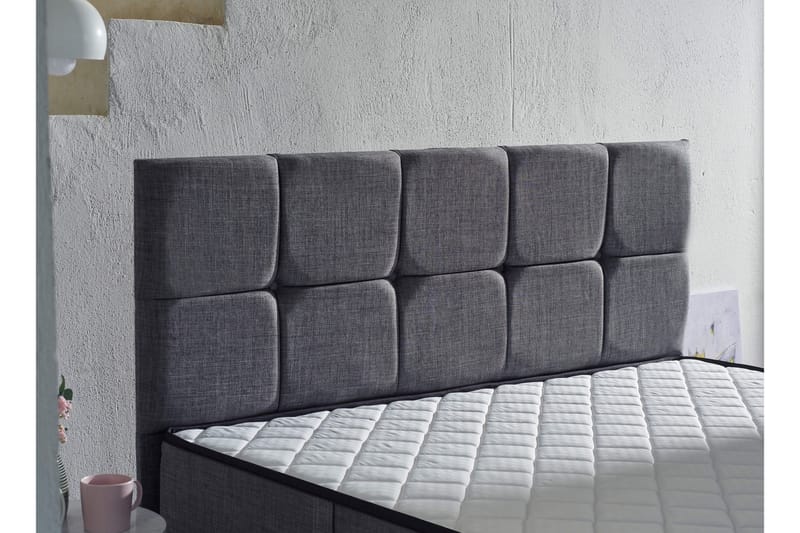 Resårmadrass 140x190 cm - Vit/Grå - Möbler - Säng - Madrass - Resårmadrass & resårbotten