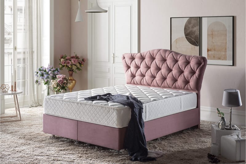 Resårmadrass 150x200 cm - Vit - Möbler - Säng - Madrass - Resårmadrass & resårbotten