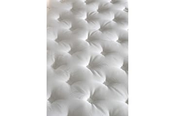 Resårmadrass 150x200 cm - Vit/Brun - Möbler - Säng - Madrass - Resårmadrass & resårbotten