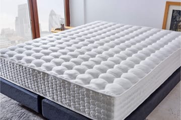 Resårmadrass 160x200 cm - Vit - Möbler - Säng - Madrass - Resårmadrass & resårbotten