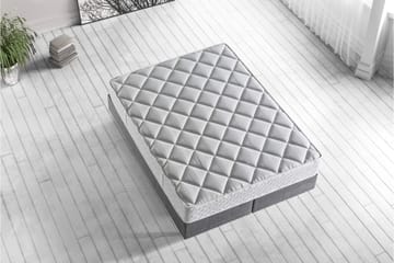 Resårmadrass 200x200 cm - Vit - Möbler - Säng - Madrass - Resårmadrass & resårbotten
