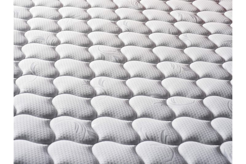Resårmadrass 200x200 cm - Vit - M�öbler - Säng - Madrass - Resårmadrass & resårbotten