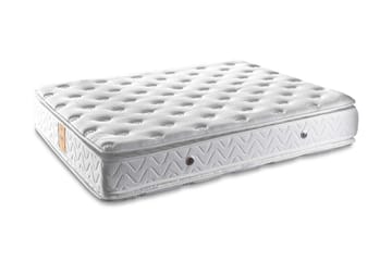 Resårmadrass 200x200 cm - Vit - Möbler - Säng - Madrass - Resårmadrass & resårbotten