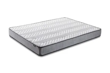 Resårmadrass 90x190 cm - Vit/Grå - Möbler - Säng - Madrass - Resårmadrass & resårbotten