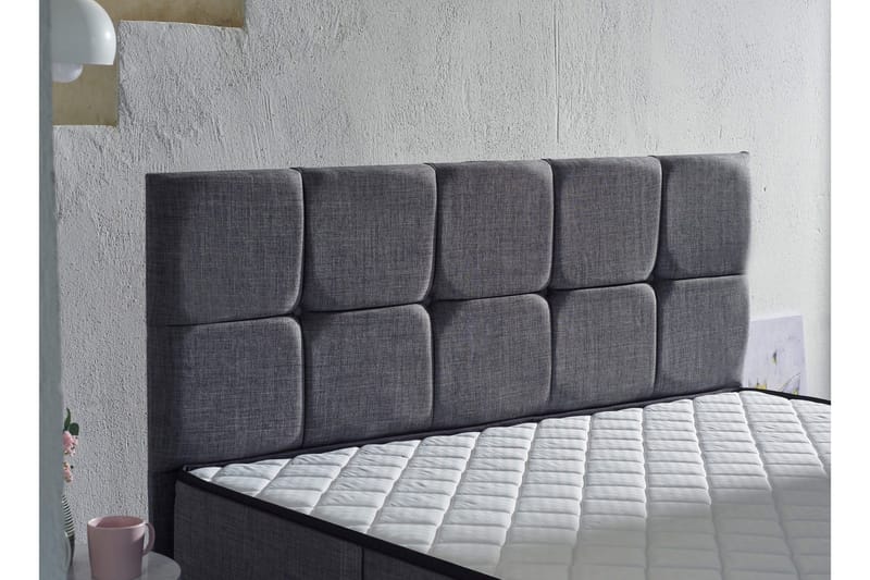 Resårmadrass 90x200 cm - Vit/Grå - Möbler - Säng - Madrass - Resårmadrass & resårbotten