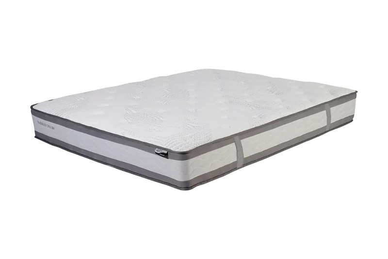 Resårmadrass Harmony Duo, Vit/Grå