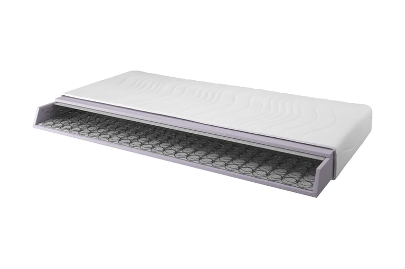 Resårmadrass Heidiva 80x200 Bonell Mjuk - Vit - Möbler - Säng - Madrass - Resårmadrass & resårbotten