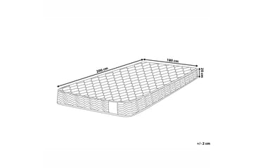 Resårmadrass Mazaria Fast 180x200 cm - Vit - Möbler - Säng - Madrass - Resårmadrass & resårbotten
