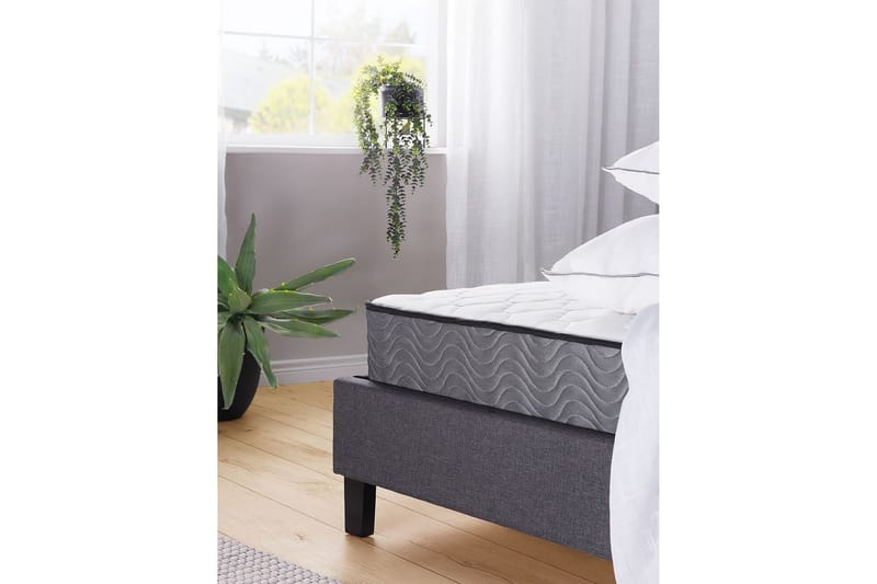 Resårmadrass Mazaria Fast 80x200 cm - Beige - Möbler - Säng - Madrass - Resårmadrass & resårbotten