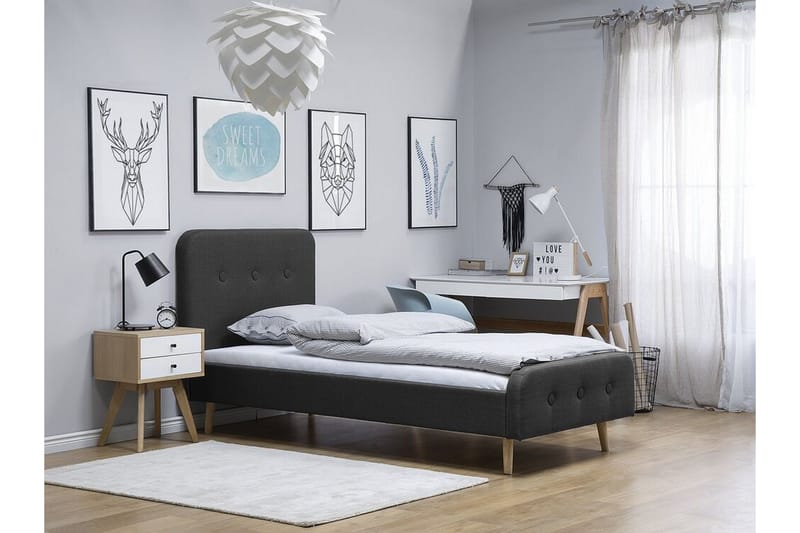 Resårmadrass Mazaria Fast 80x200 cm - Beige - Möbler - Säng - Madrass - Resårmadrass & resårbotten