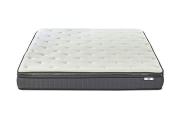 Resårmadrass Socourt 160x200 cm Medelfast Memoryskum - Vit - Möbler - Säng - Madrass - Resårmadrass & resårbotten