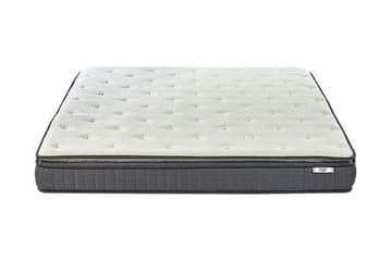 Resårmadrass Socourt 180x200 cm Fast Memoryskum - Vit - Möbler - Säng - Madrass - Resårmadrass & resårbotten