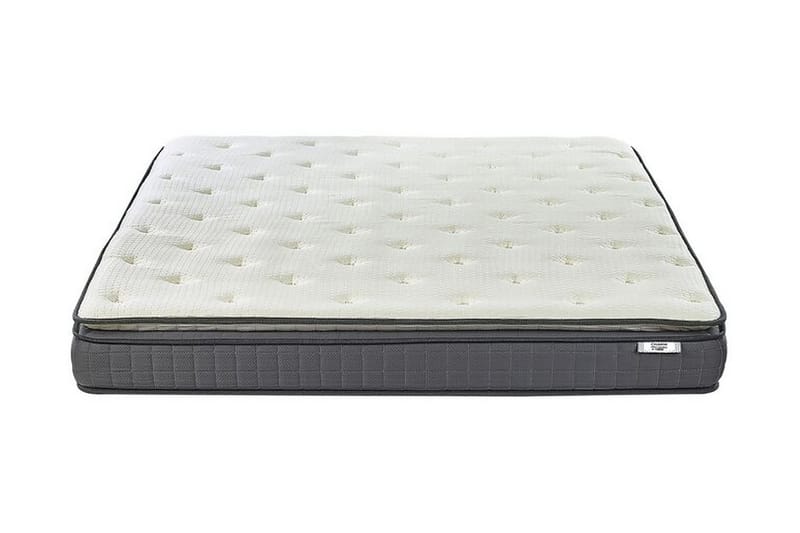 Resårmadrass Socourt 180x200 cm Fast Memoryskum - Vit - Möbler - Säng - Madrass - Resårmadrass & resårbotten