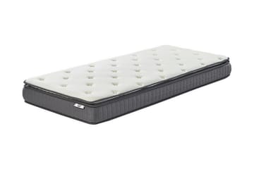 Resårmadrass Socourt 90x200 cm Fast Memoryskum - Vit - Möbler - Säng - Madrass - Resårmadrass & resårbotten