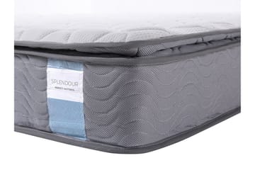 Resårmadrass Splendour 90|200 cm - Vit - Möbler - Säng - Madrass - Resårmadrass & resårbotten