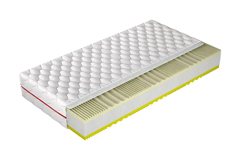 Visso Madrass 200x200x20 cm, Vit