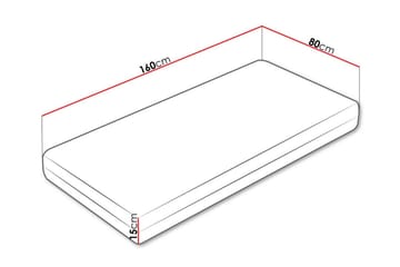 Skummadrass Arigna 80x160 cm - Möbler - Säng - Madrass - Skummadrass