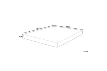 Skummadrass Berriochoa 160x200 cm - Vit - Möbler - Säng - Madrass - Skummadrass