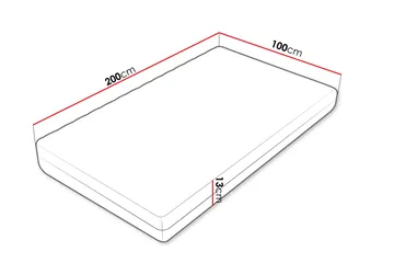 Unona Skummadrass 200x100 cm - Möbler - Säng - Madrass - Skummadrass