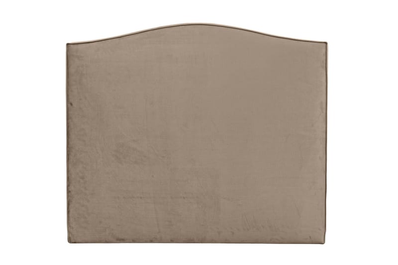 Malta Komplett Sängpaket – Kontinentalsäng 160x200 cm i Tyg med Sänggavel + Bäddmadrass - Taupe - Möbler - Säng - Kontinentalsäng