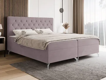 Mavik Sängpaket Kontinentalsäng med förvaring 120x200 cm - rosa - Möbler - Säng - Kontinentalsäng
