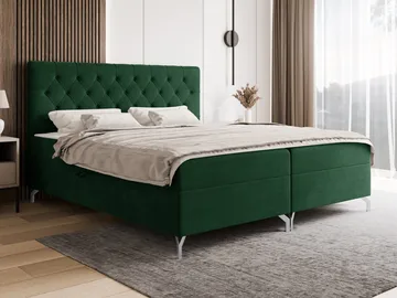 Mavik Sängpaket Kontinentalsäng med förvaring 140x200 cm - grön - Möbler - Säng - Kontinentalsäng