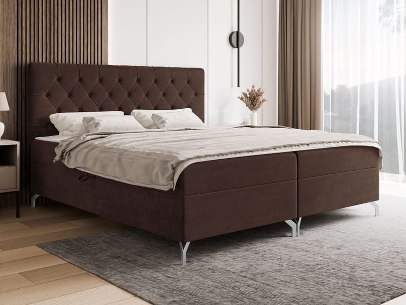Mavik Sängpaket Kontinentalsäng med förvaring 160x200 cm - Möbler - Säng - Kontinentalsäng