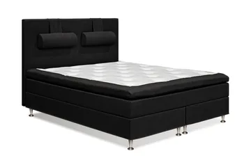 Meja Kontinentalsäng 160x200 cm i Tyg Höjd 62 cm med Fasthetsgrad Fast - Svart - Möbler - Säng - Kontinentalsäng