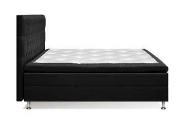 Meja Sängpaket – Kontinentalsäng 180x200 cm med Sänggavel + Bäddmadrass med Fasthetsgrad Fast - Svart - Möbler - Säng - Kontinentalsäng
