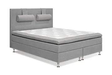 Meja Sängpaket 160x200 - Ljusgrå med nackkudde - Möbler - Säng - Kontinentalsäng