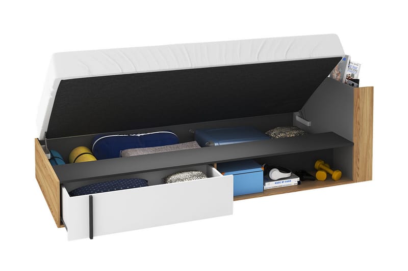 Metropolitan Sängram 90x200 cm - Brun - Möbler - Säng - Sängram & sängstomme