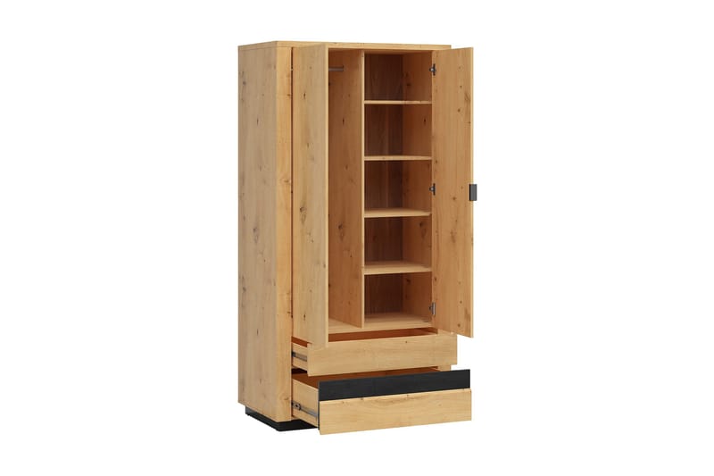 Forja Sovrumsset 101x56 cm - Natur/Svart - Möbler - Säng - Möbelset för sovrum