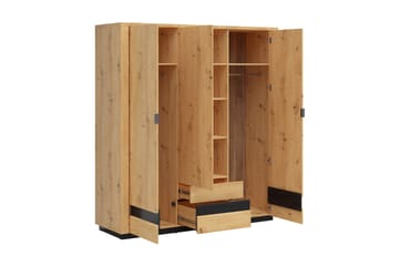 Forja Sovrumsset 181x56 cm - Natur/Svart - Möbler - Säng - Möbelset för sovrum