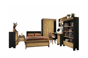 Rathmore Möbelset För Sovrum - Svart - Möbler - Säng - Möbelset för sovrum