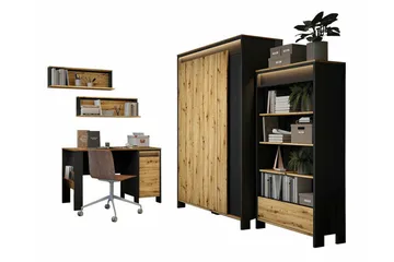 Rathmore Möbelset För Sovrum - Svart - Möbler - Säng - Möbelset för sovrum