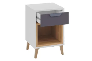 Sayuki Möbelset För Sovrum - Vit/Grå - Möbler - Säng - Möbelset för sovrum