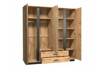 Strathy Möbelset För Sovrum - Svart - Möbler - Säng - Möbelset för sovrum