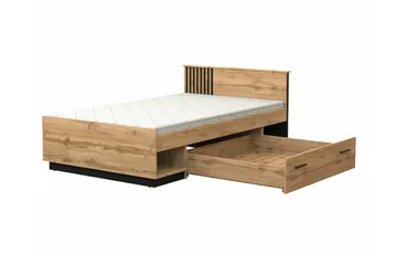 Strathy Möbelset För Sovrum - Svart - Möbler - Säng - Möbelset för sovrum