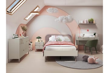 Monfort Möbelset För Sovrum - Beige - Möbler - Säng - Möbelset för sovrum