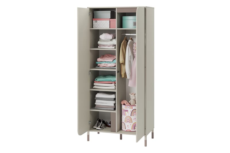 Monfort Möbelset För Sovrum - Beige - Möbler - Säng - Möbelset för sovrum