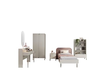 Monfort Möbelset För Sovrum - Beige - Möbler - Säng - Möbelset för sovrum