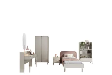 Monfort Möbelset För Sovrum - Beige - Möbler - Säng - Möbelset för sovrum